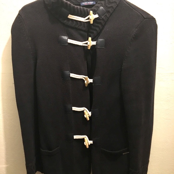 Saint James women’s toggle sweater/jacket size S - Picture 2 of 4